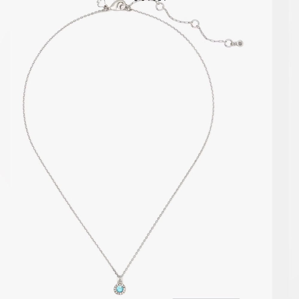 Kate Spade You’re A Gem Pave Halo Pendant NWT $59 Retail - Picture 5 of 8